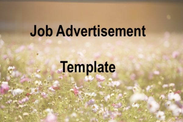Job Advertisement Template