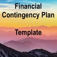 financial contingency plan template