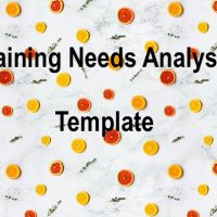 training needs analysis template